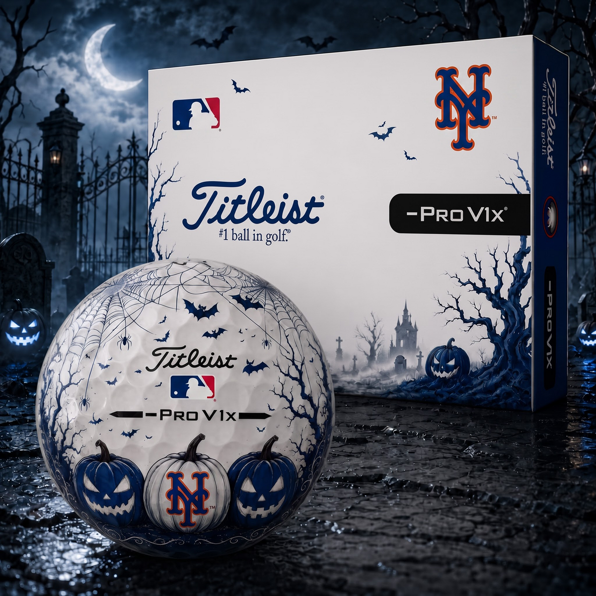 Exclusive MLB x NYM Halloween V2 Golf Ball