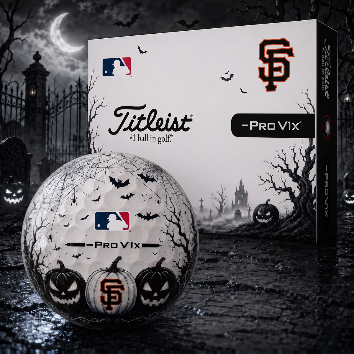 Exclusive MLB x SF Halloween V2 Golf Ball