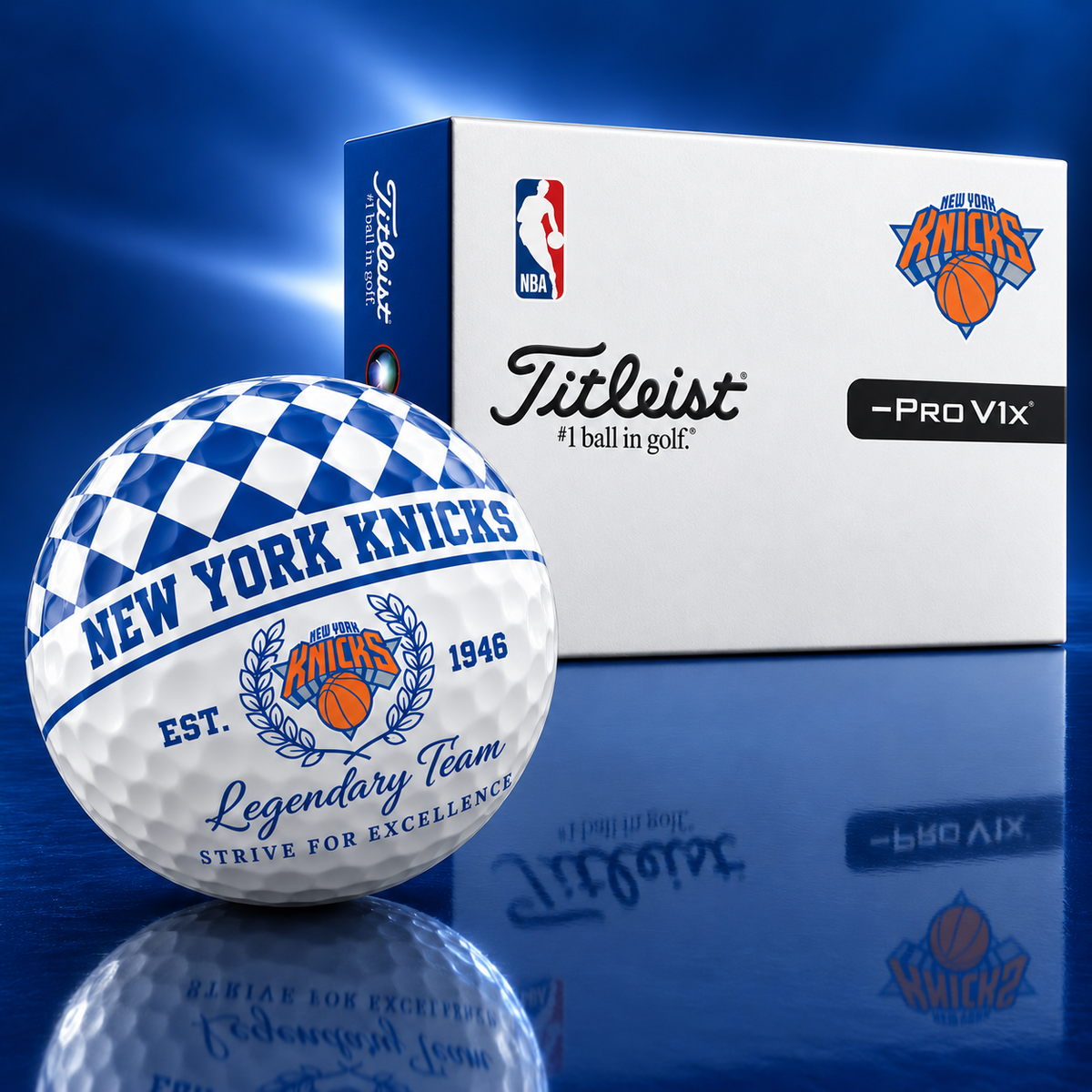 Exclusive NBA x NYK Legendary Team V6 Golf Ball