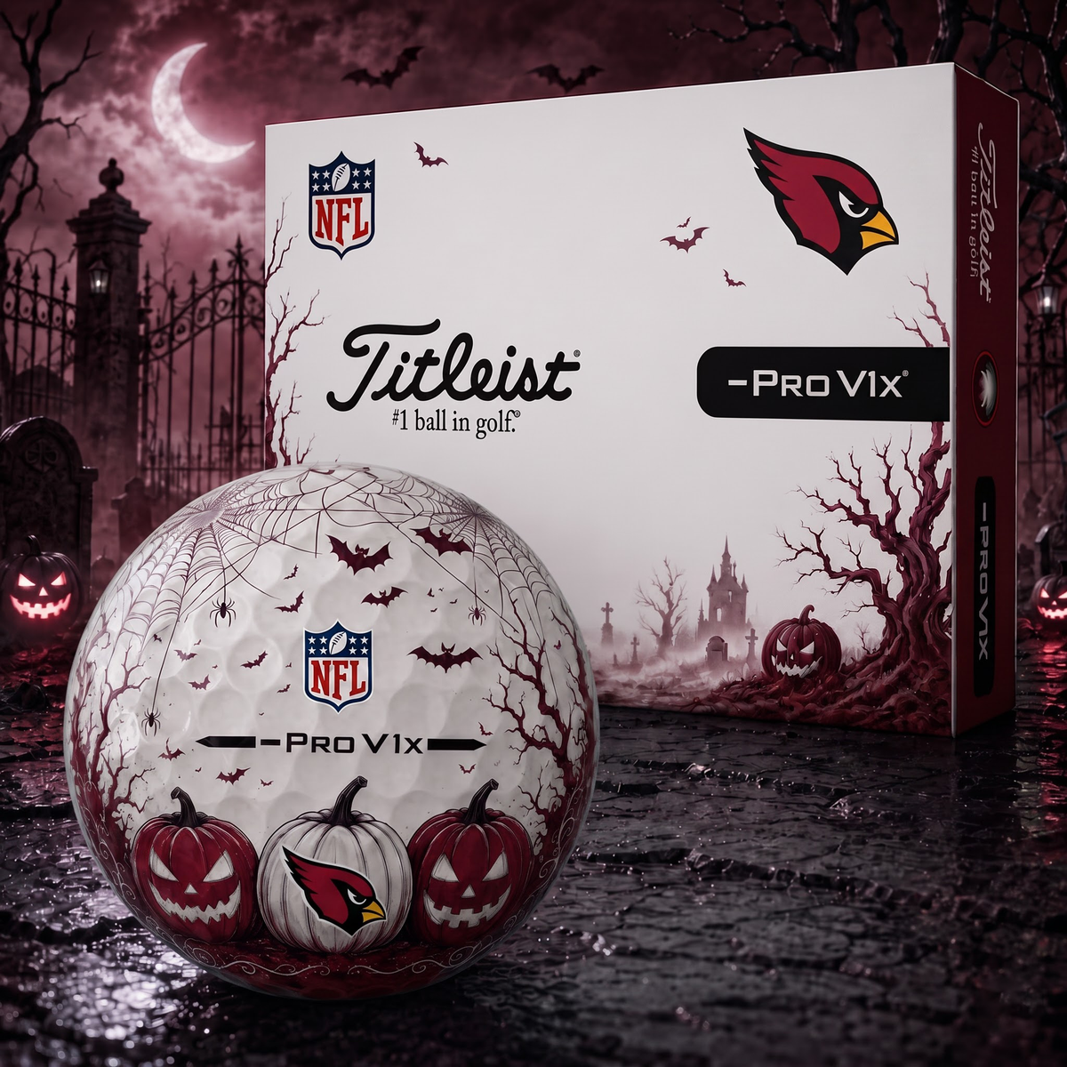 Exclusive NFL x ARI Halloween V2 Golf Ball