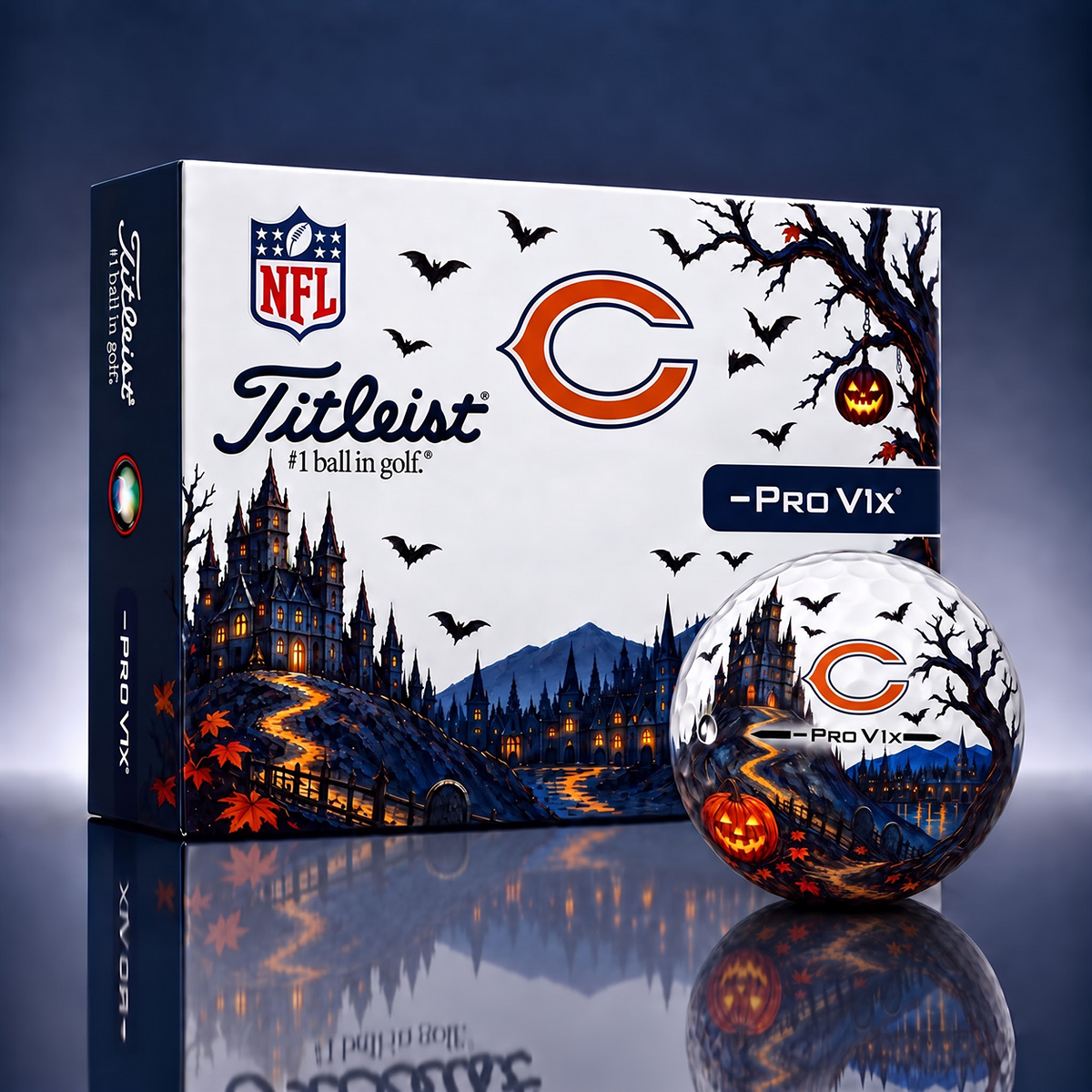 Exclusive NFL x CHI Halloween V3 Golf Ball