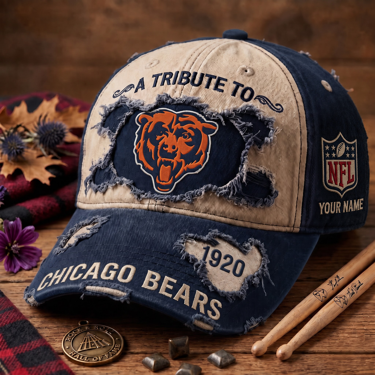 Exclusive NFL x CHI Personalized Name Cap