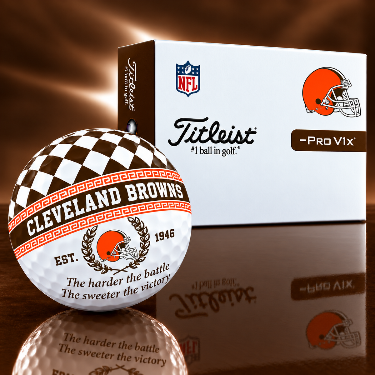 Exclusive NFL x CLE Sweeter Victory V2 Golf Ball