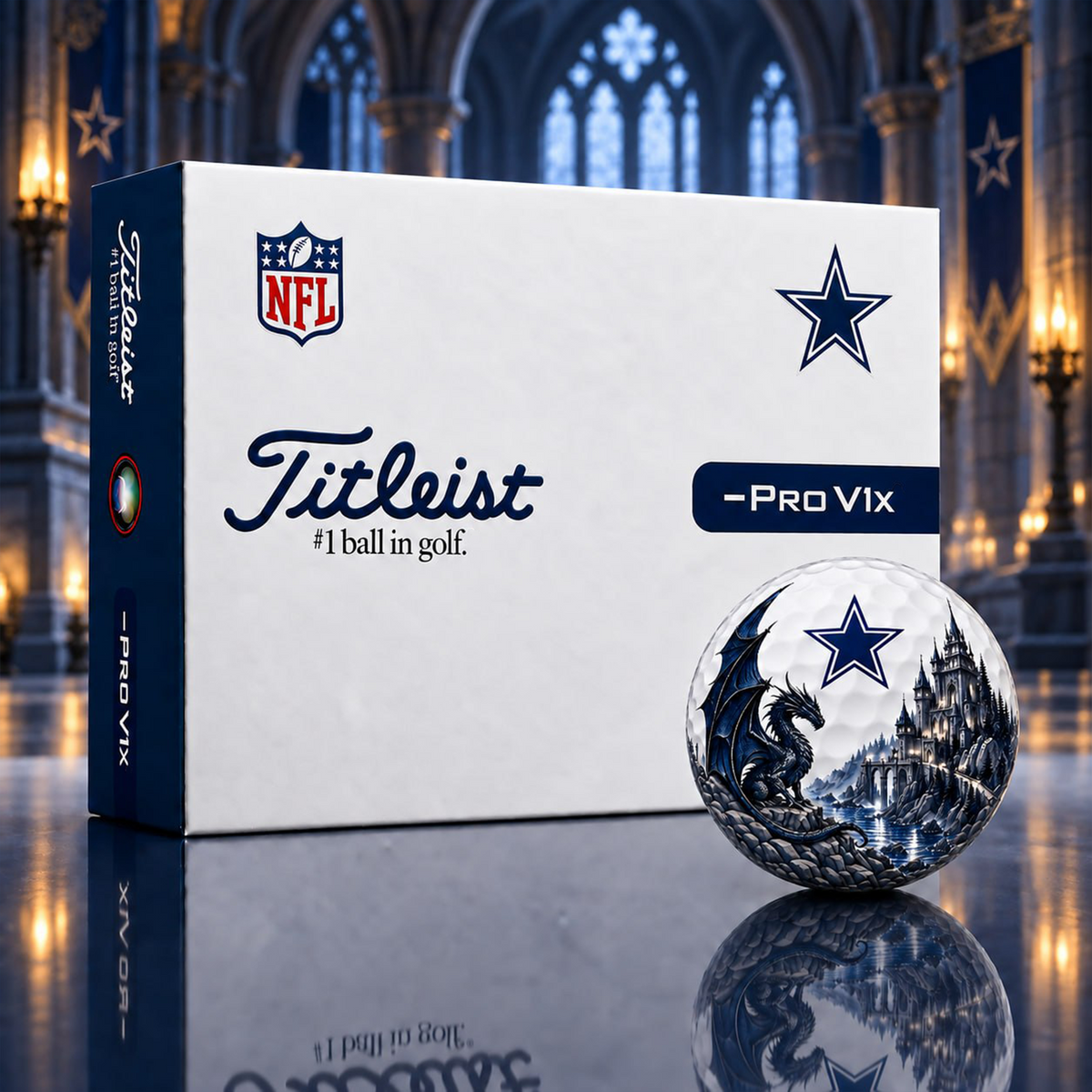 Exclusive NFL x DAL Fantasy Golf Ball