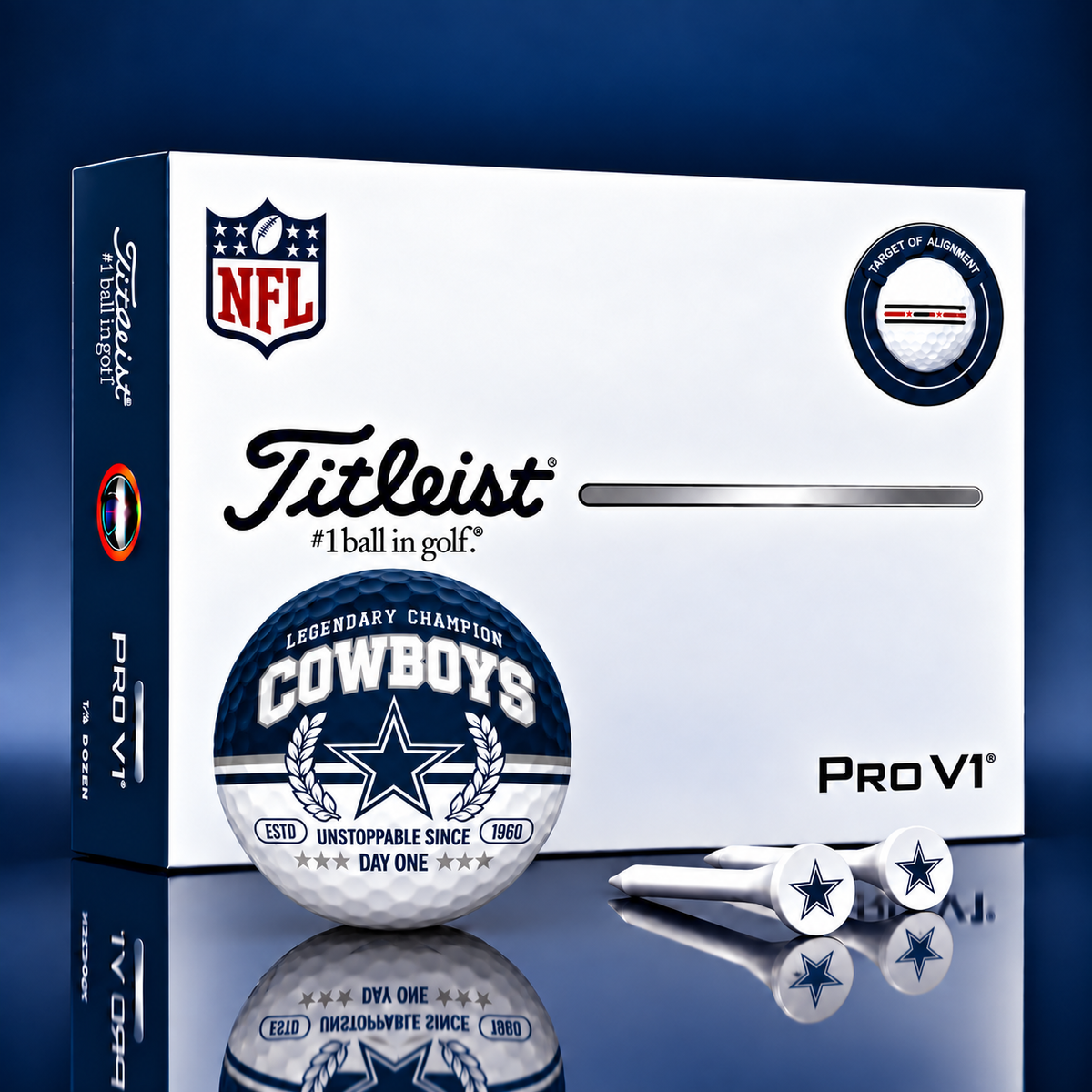Exclusive NFL x DAL Legendary Champion Golf Ball