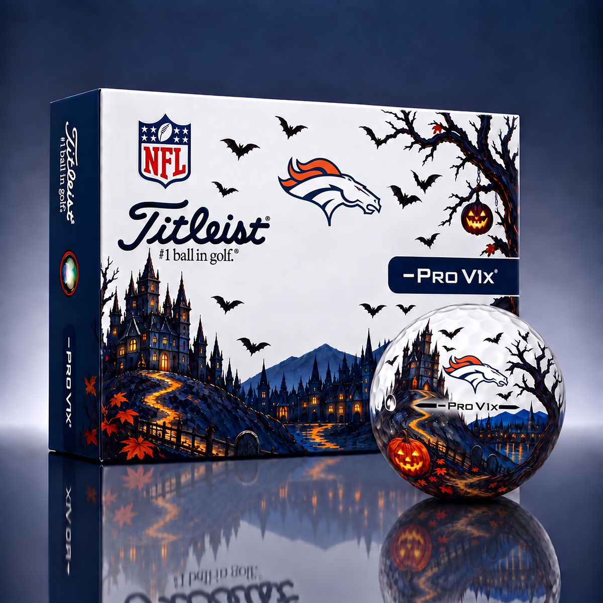 Exclusive NFL x DEN Halloween V3 Golf Ball