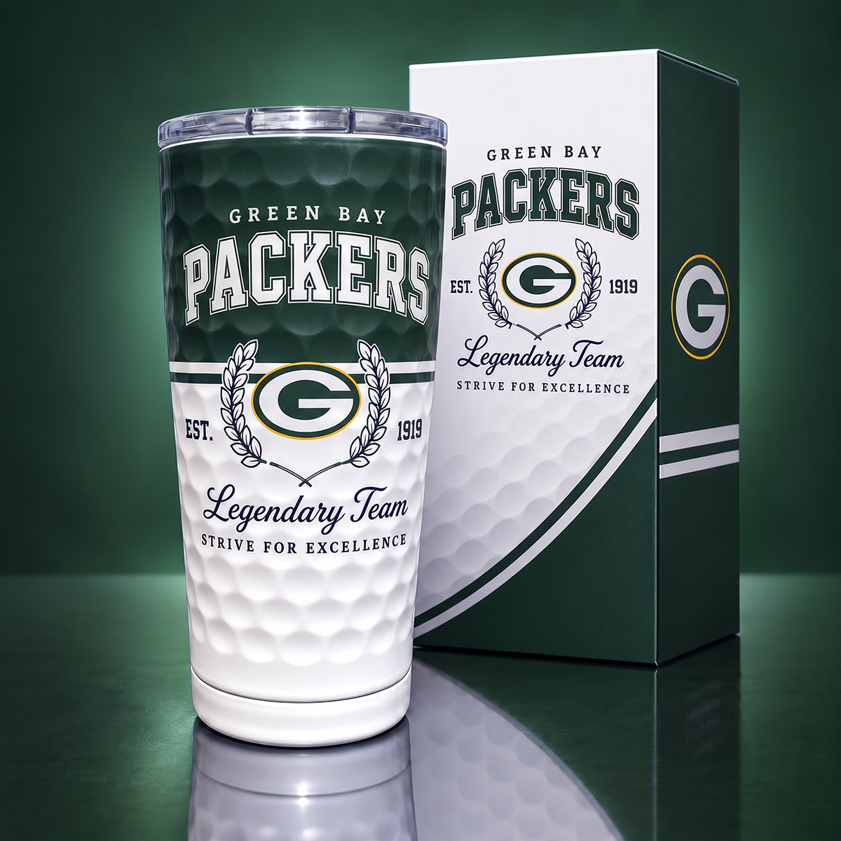 Exclusive NFL x GB Legendary Team Golf Tumbler