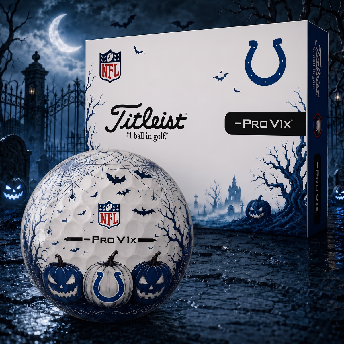 Exclusive NFL x IND Halloween V2 Golf Ball