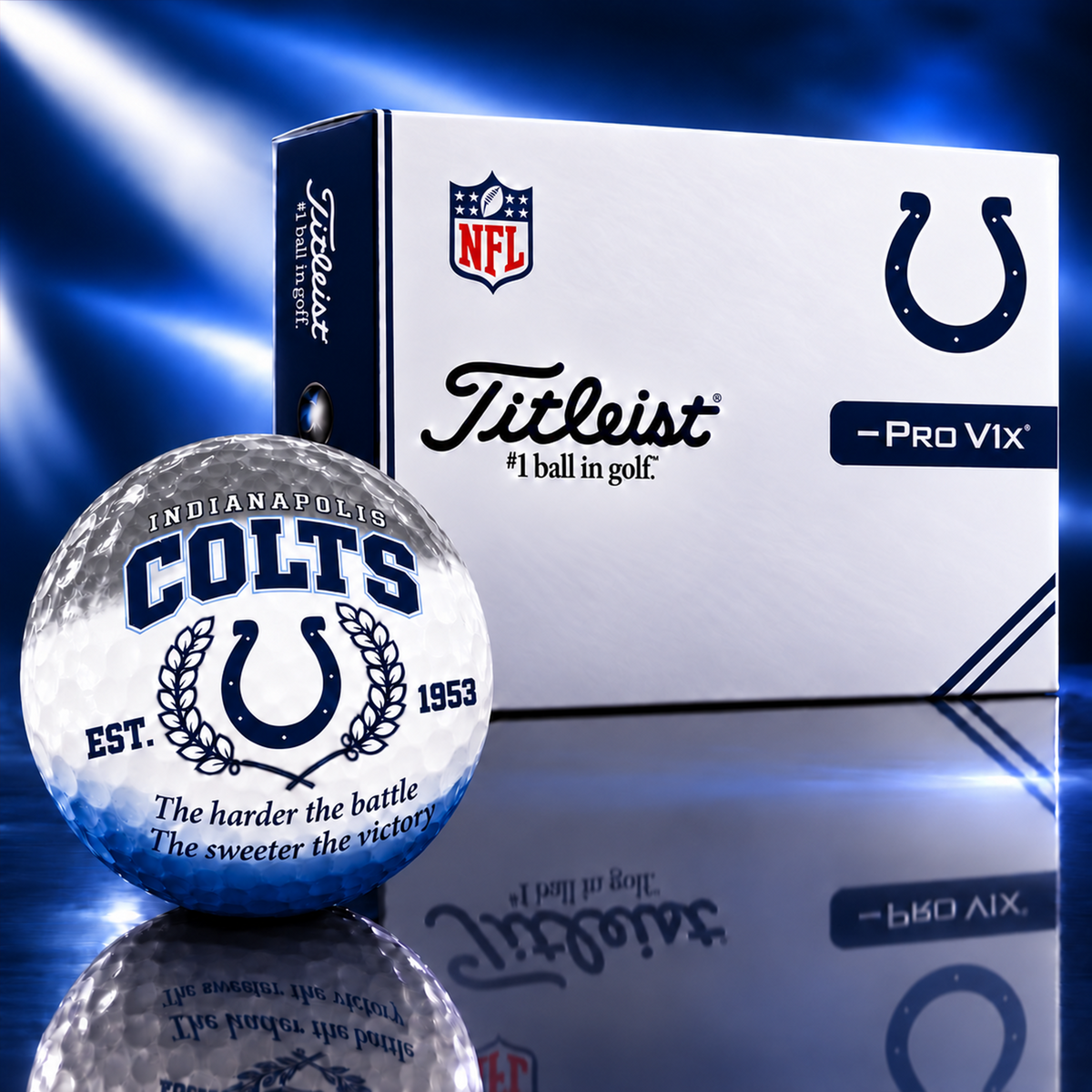 Exclusive NFL x IND Sweater Victory Golf Ball