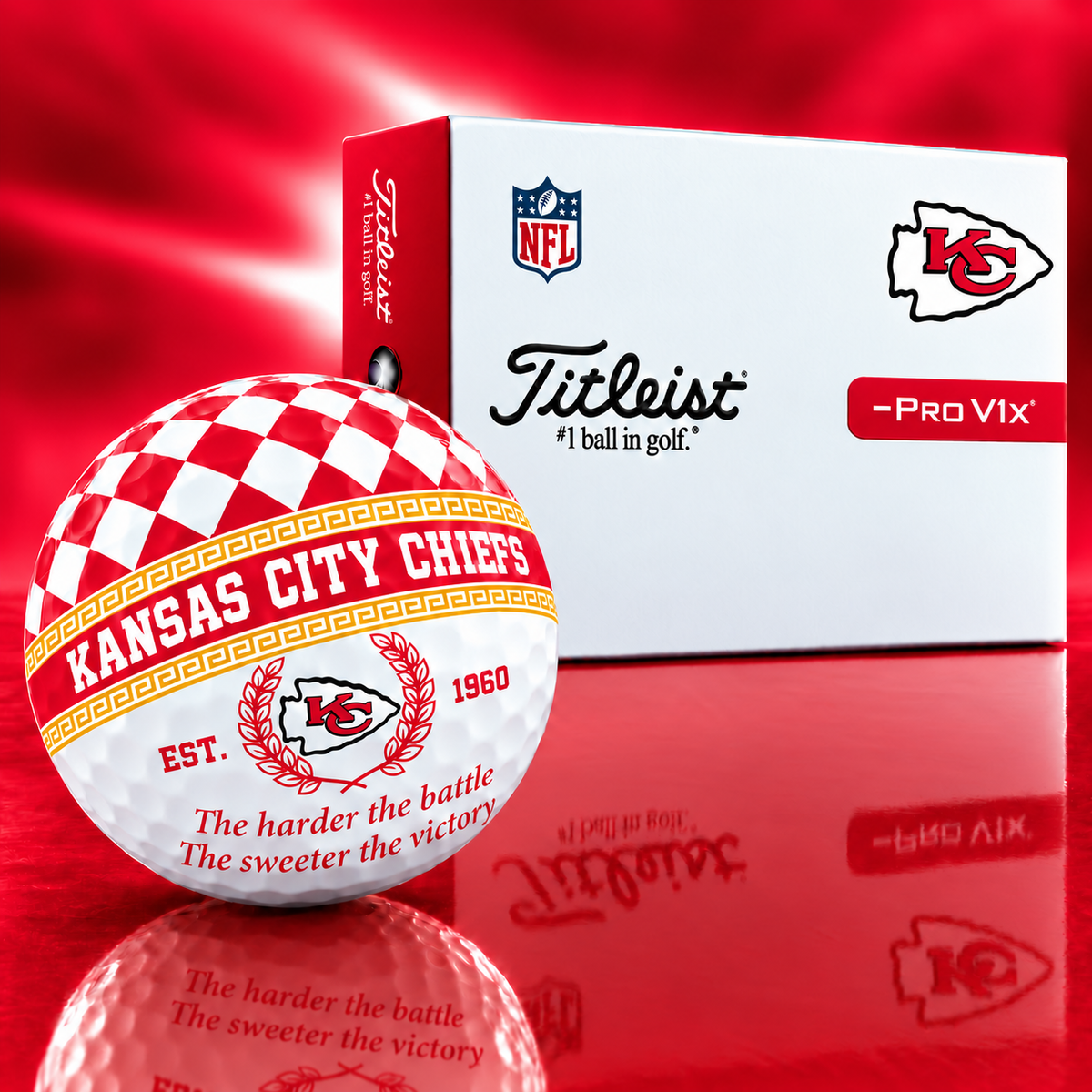 Exclusive NFL x KC Sweeter Victory V2 Golf Ball