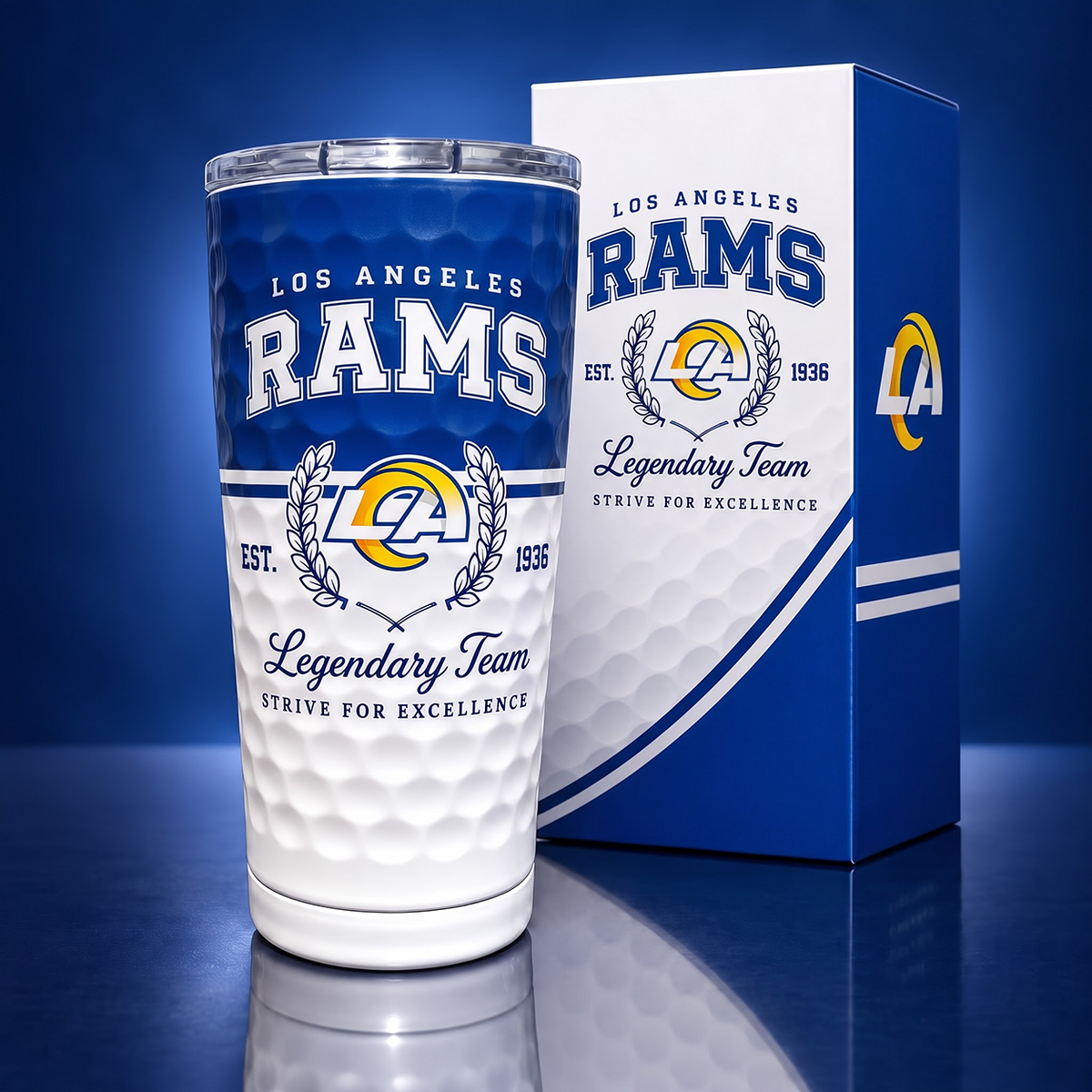 Exclusive NFL x LAR Legendary Team Golf Tumbler
