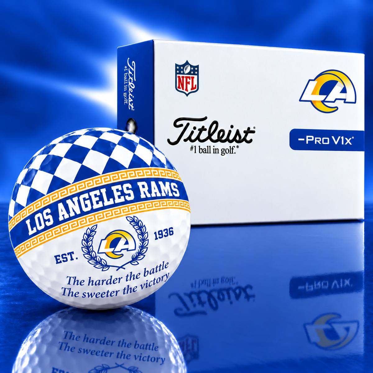 Exclusive NFL x LAR Sweeter Victory V2 Golf Ball