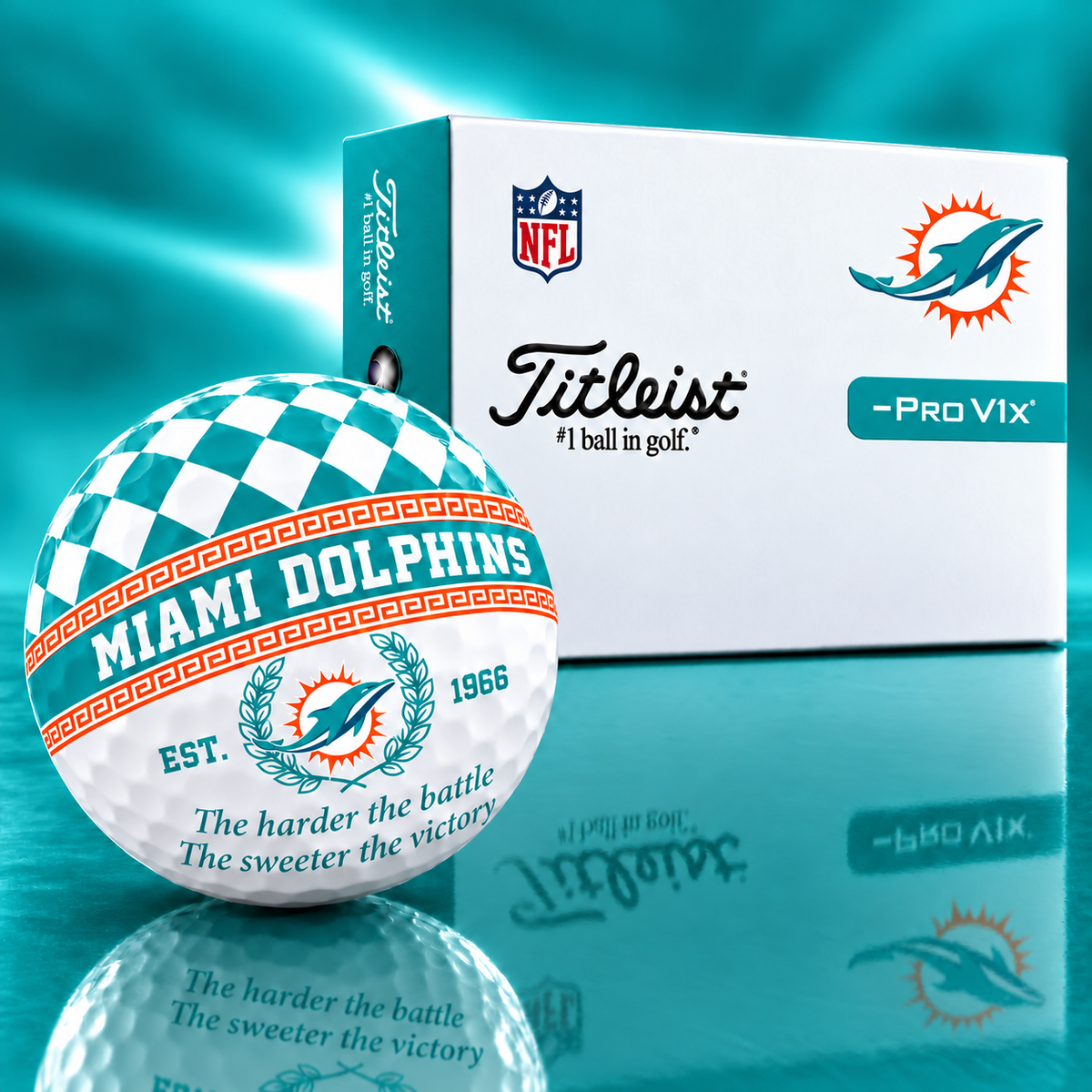 Exclusive NFL x MIA Sweeter Victory V2 Golf Ball