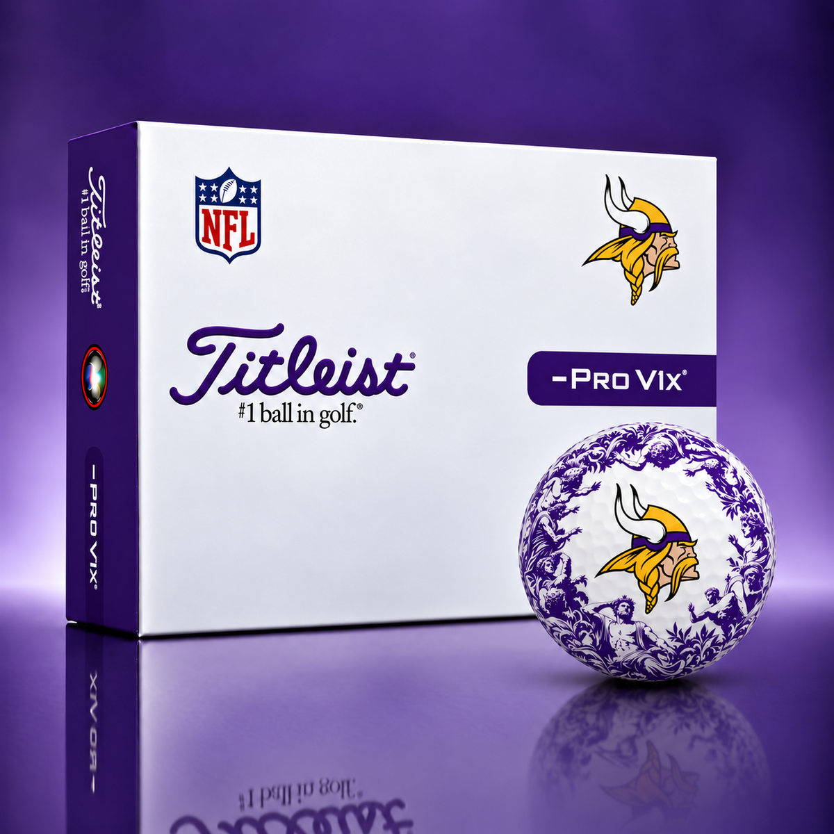 Exclusive NFL x MIN Golf Ball