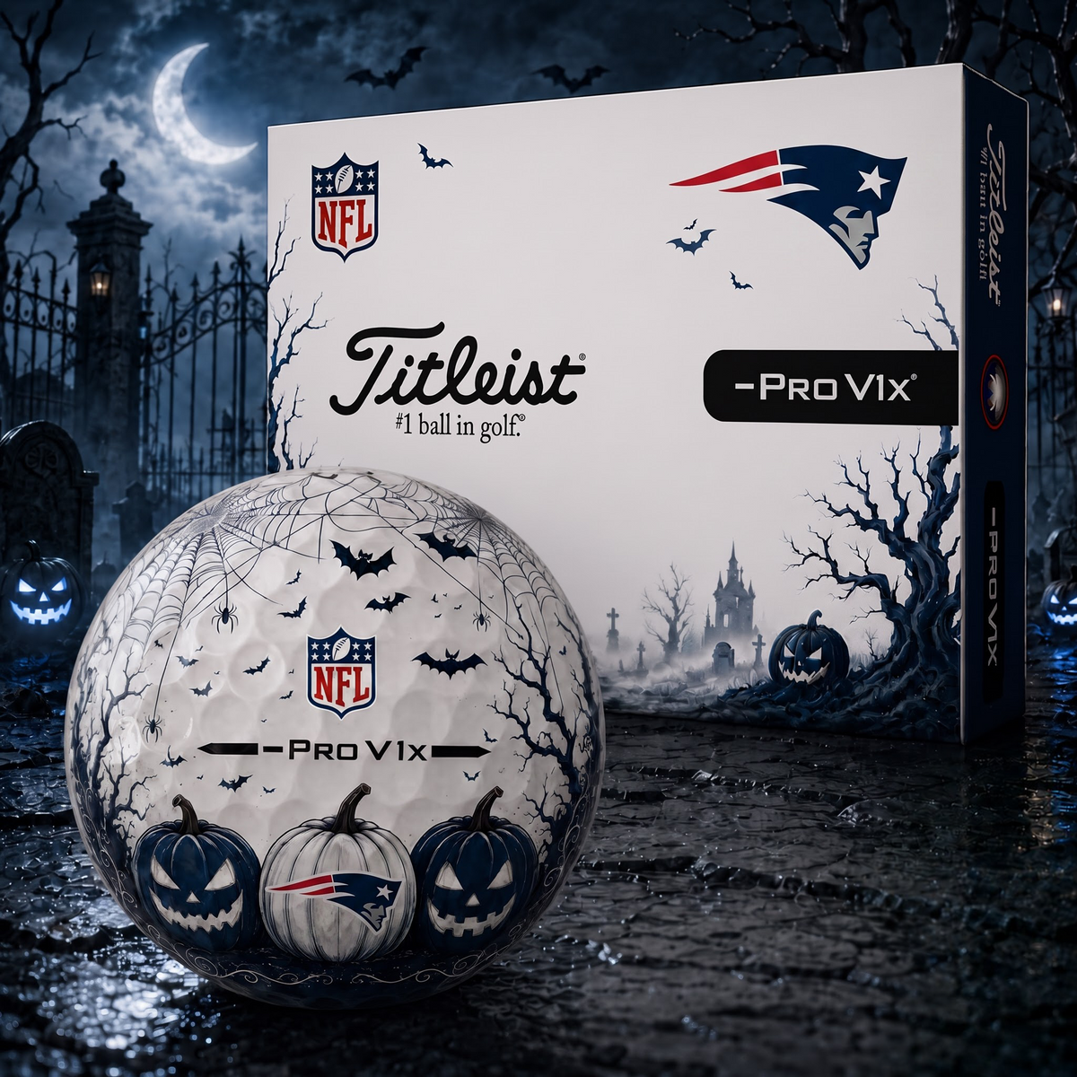 Exclusive NFL x NE Halloween V2 Golf Ball