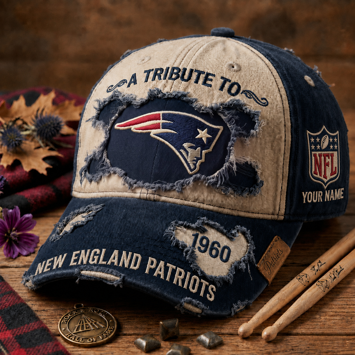 Exclusive NFL x NE Personalized Name Cap