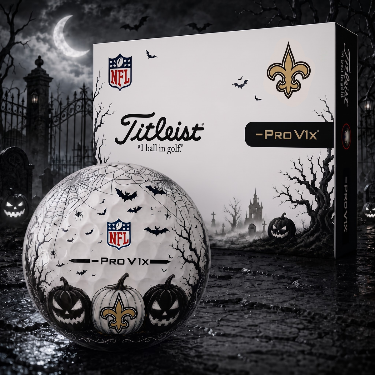 Exclusive NFL x NO Halloween V2 Golf Ball