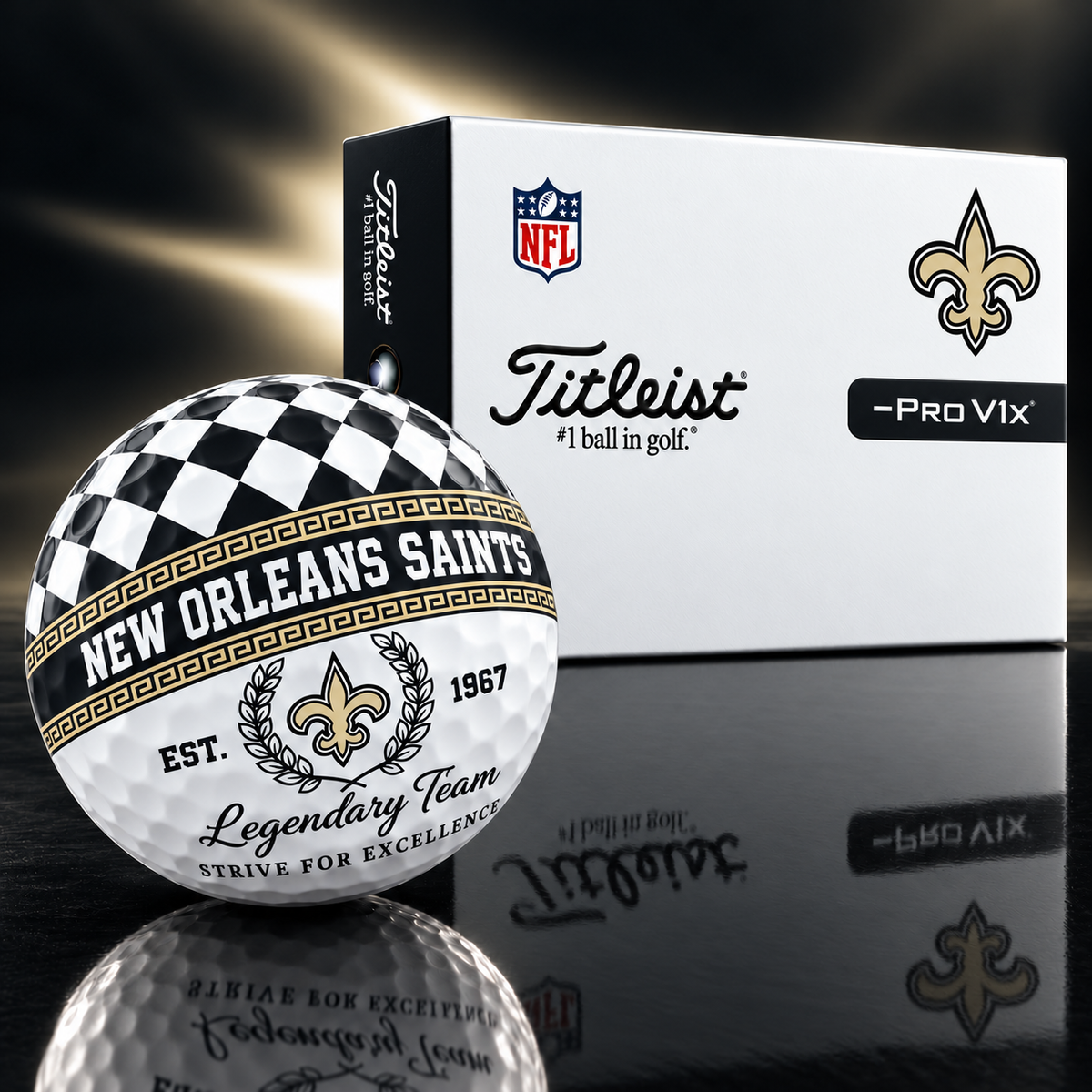 Exclusive NFL x NO Legendary Team V10 Golf Ball