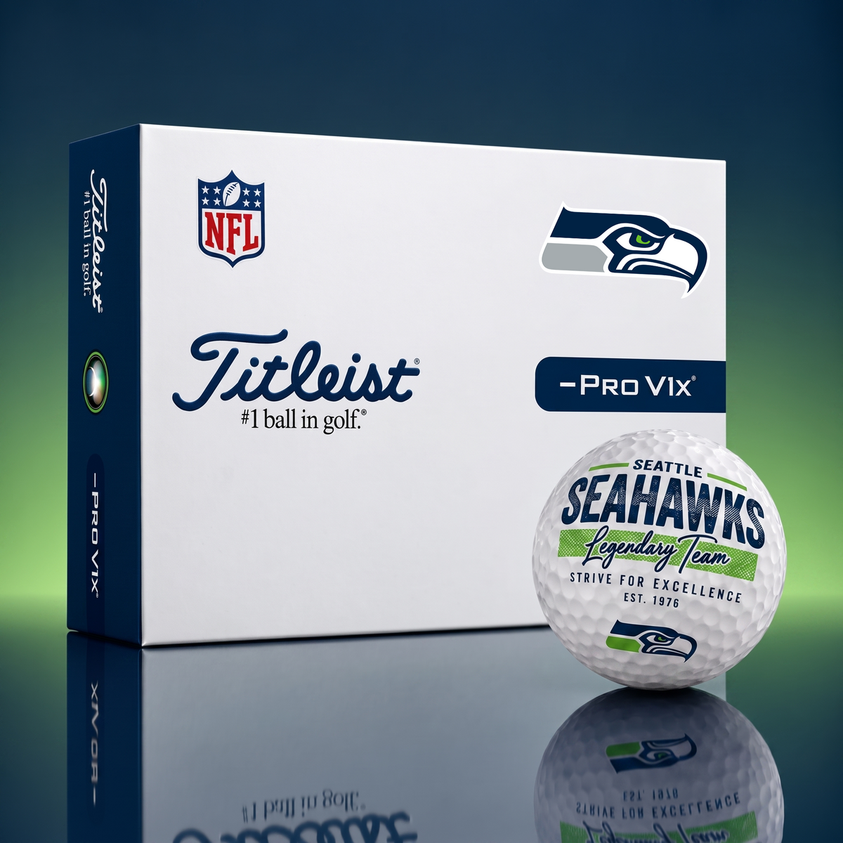 Exclusive NFL x SEA Legendary Team V3 Golf Ball