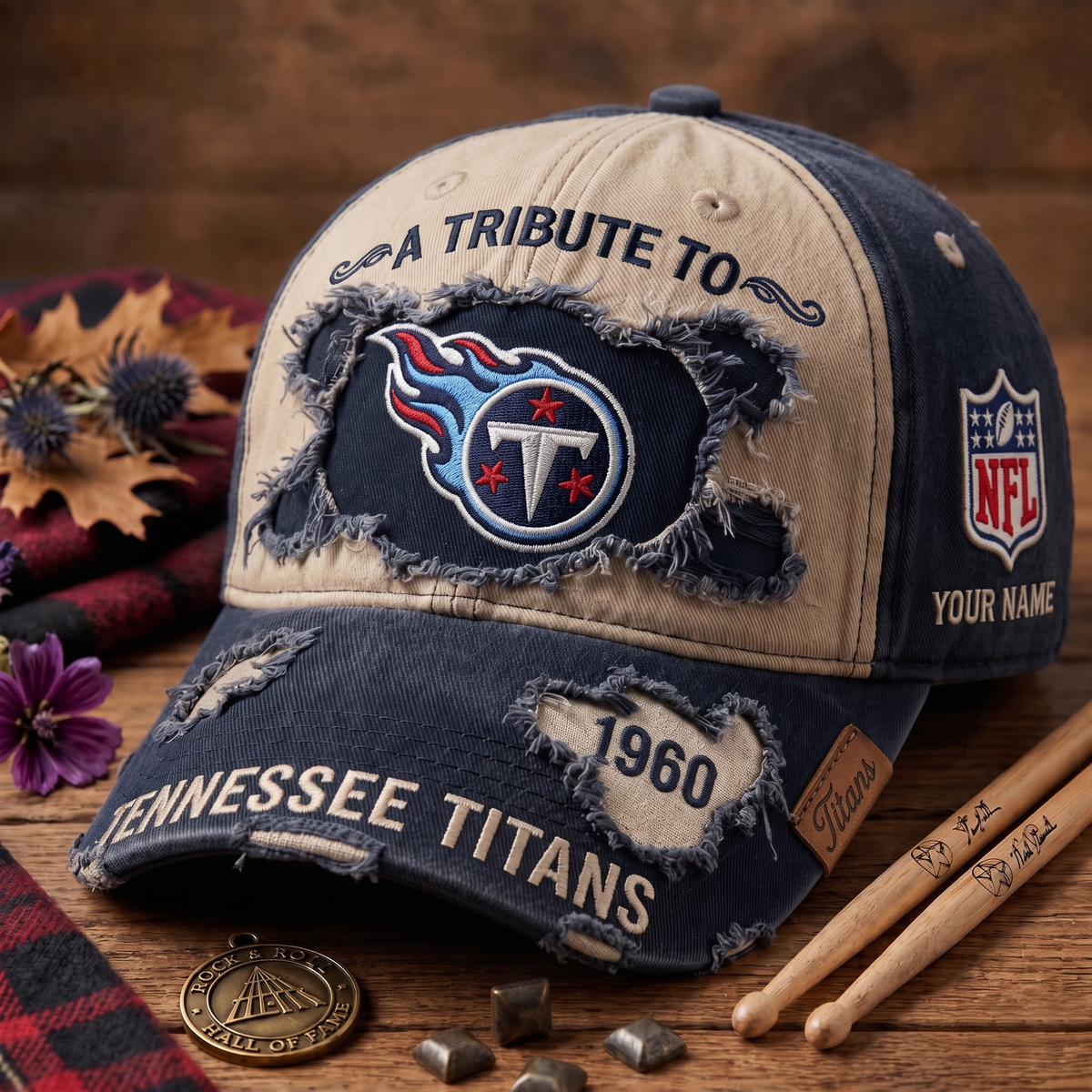 Exclusive NFL x TEN Personalized Name Cap
