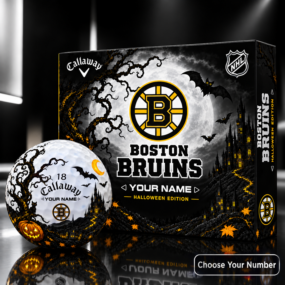 Exclusive NHL x BOS HLW V4 Golf Ball