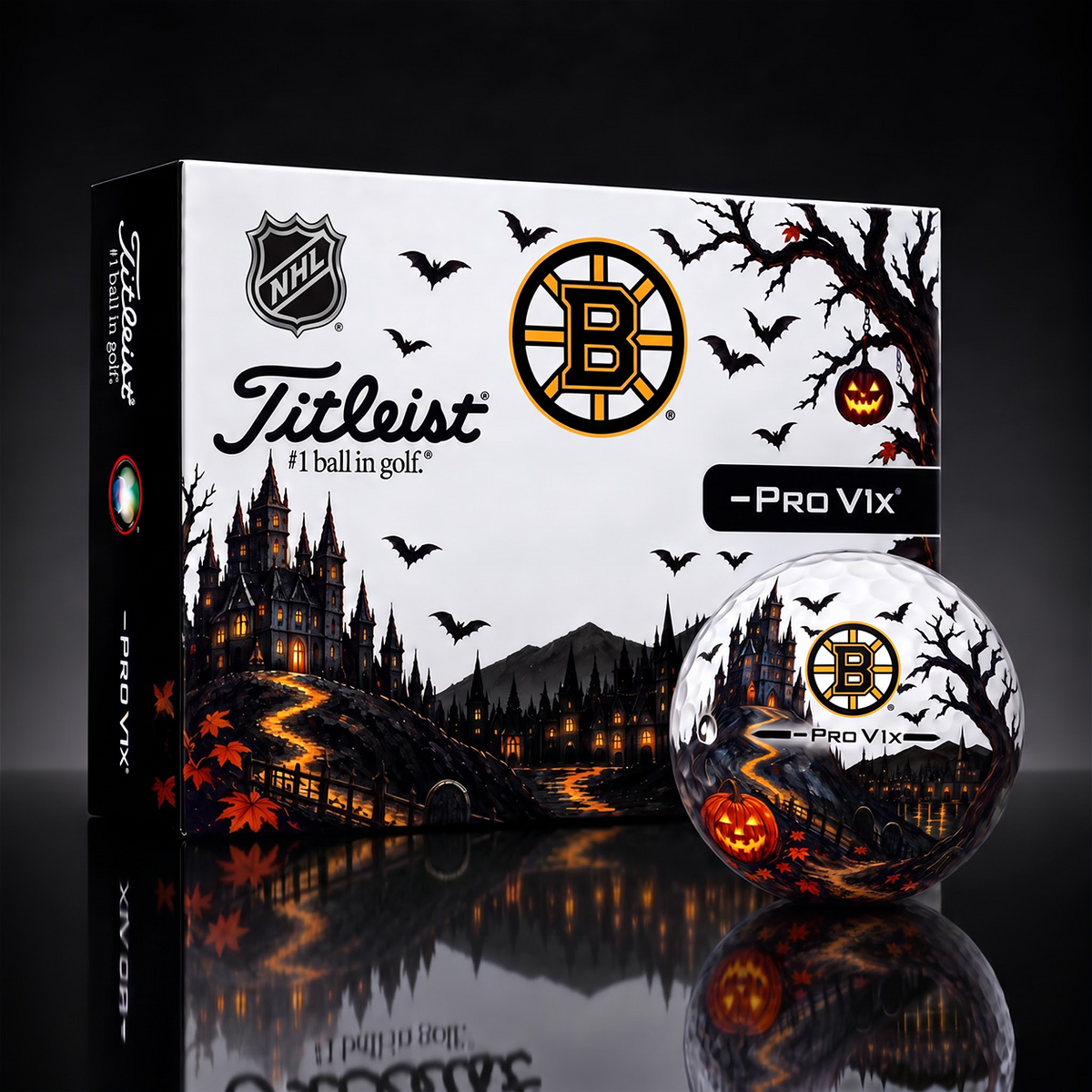 Exclusive NHL x BOS Halloween V3 Golf Ball