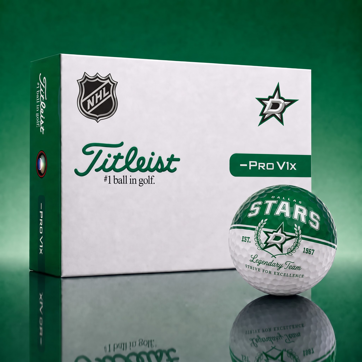 Exclusive NHL x DAL Legendary Team Golf Ball