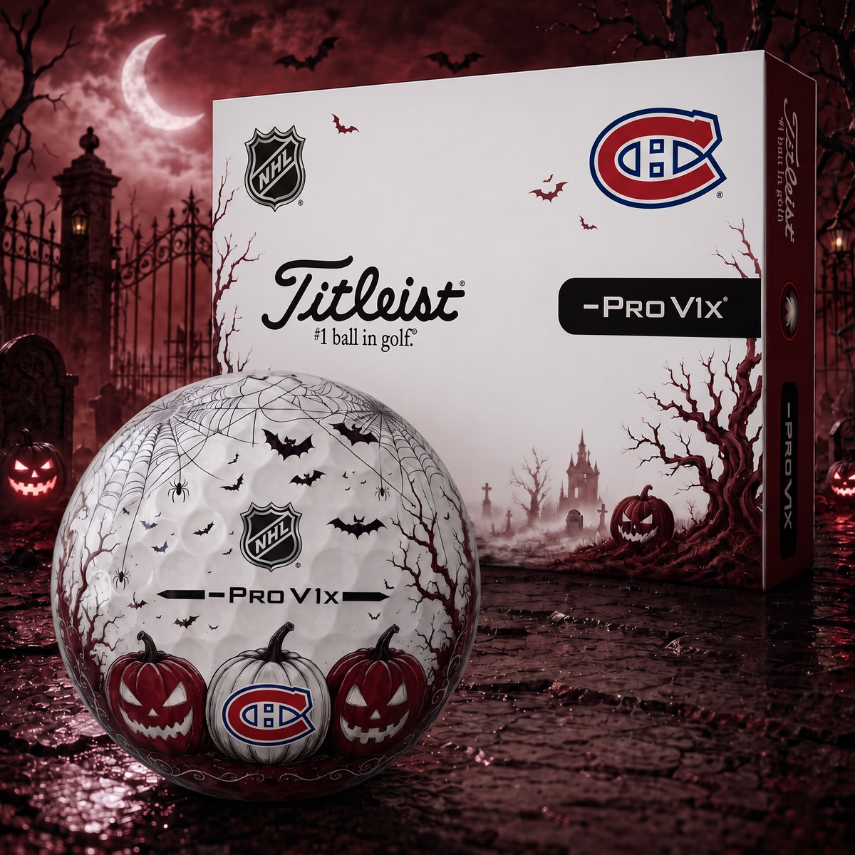 Exclusive NHL x MON Halloween V2 Golf Ball