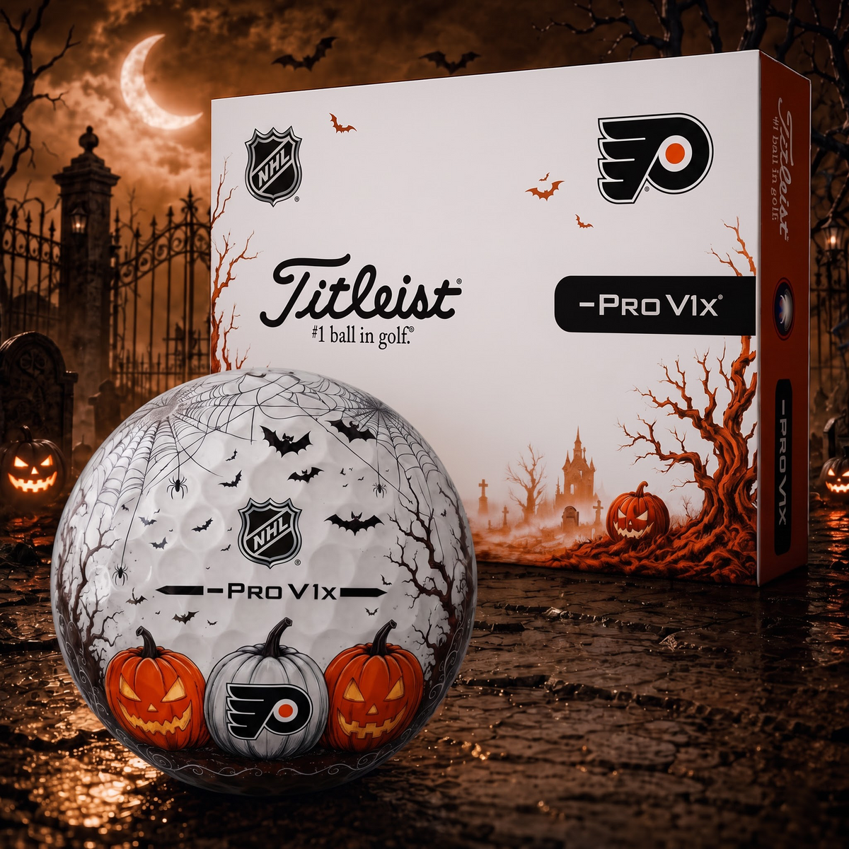 Exclusive NHL x PHI Halloween V2 Golf Ball