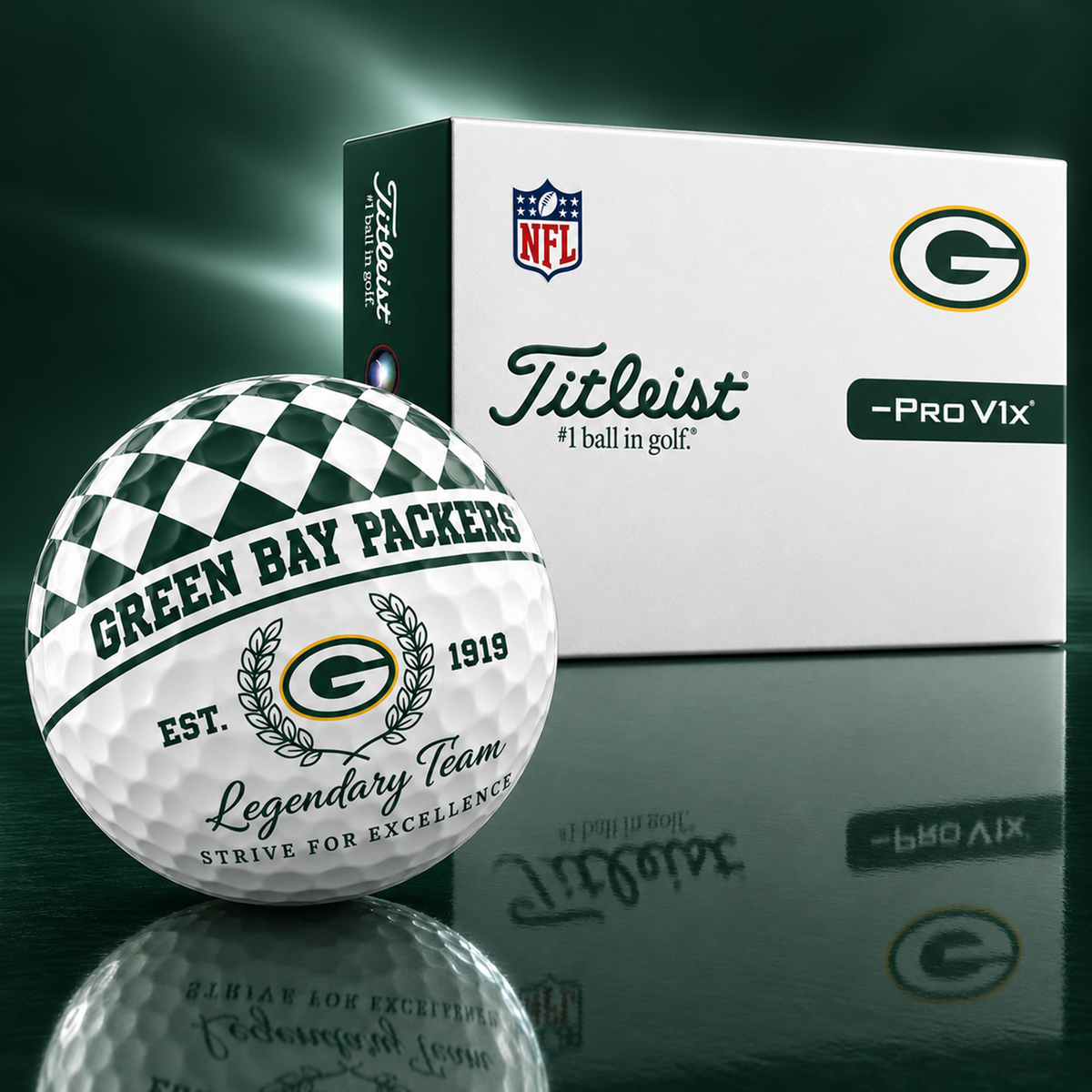 Exclusive NFL x GB Legendary Team V6 Golf Ball