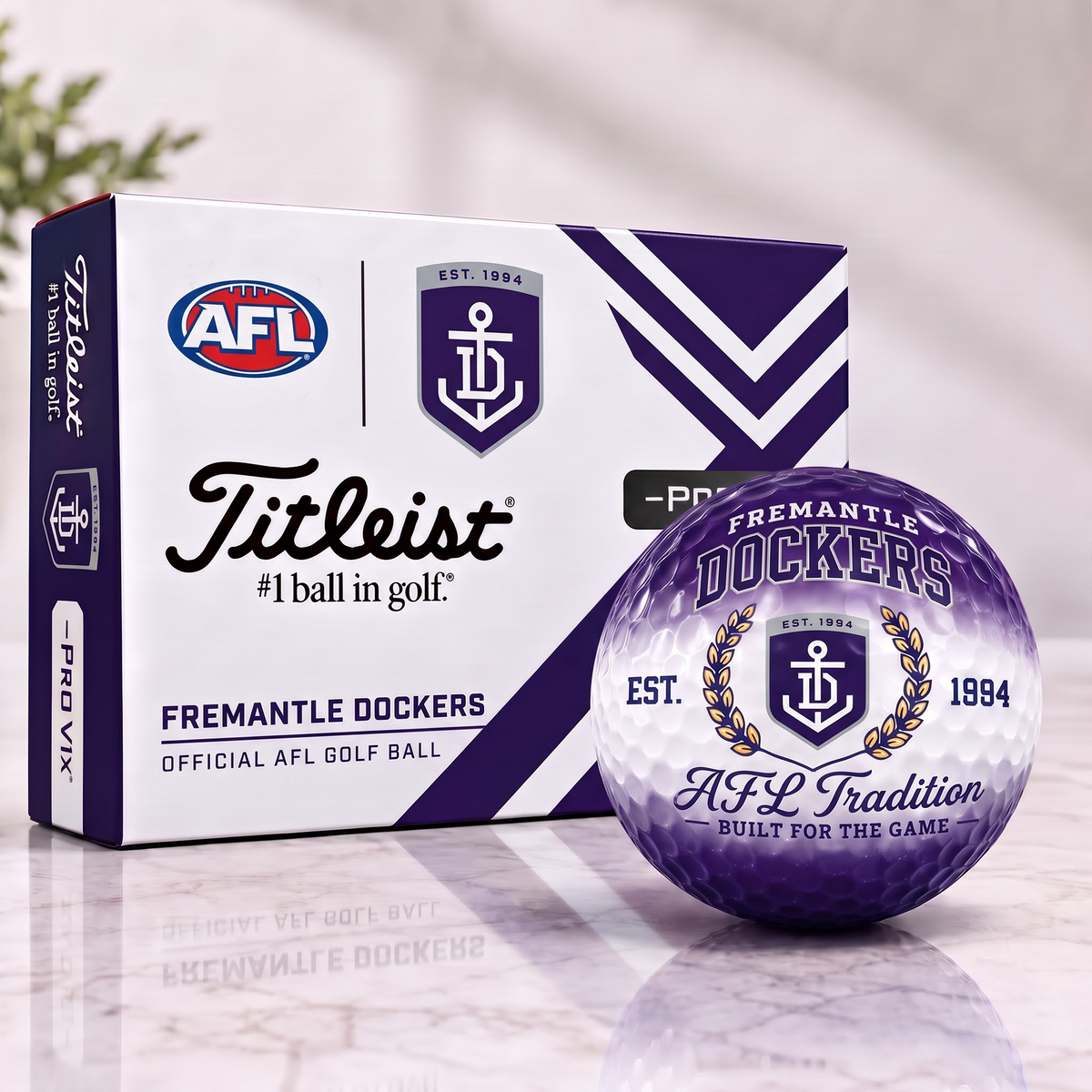 FD x Custom AFL Football Tradition Golf Ball Set