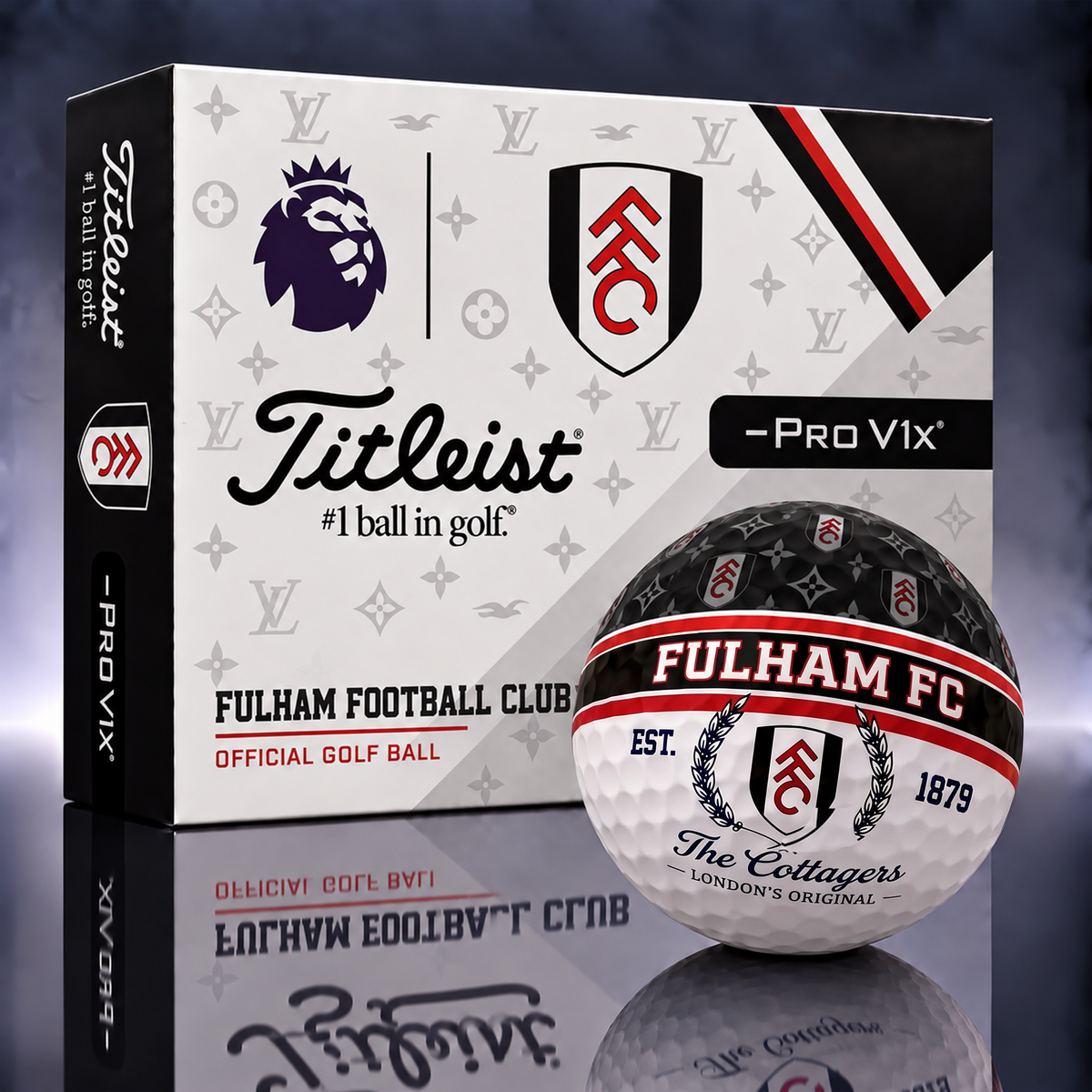 FUL x EPL Custom LV x Titleist Pro V1 Golf Balls Set