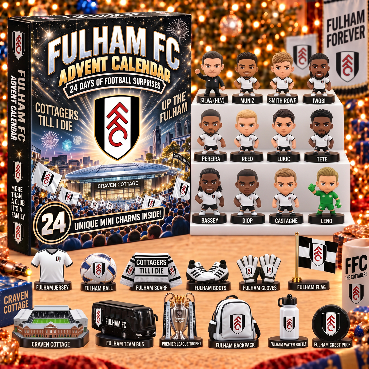 FUL x EPL Game Day Personalized 24 Days Of Advent Calendar Premium Limited Edition