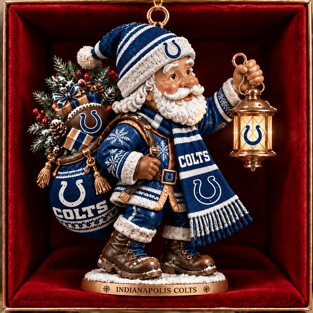 IC x NFL Santa Claus Ornament Chrismas For Fan