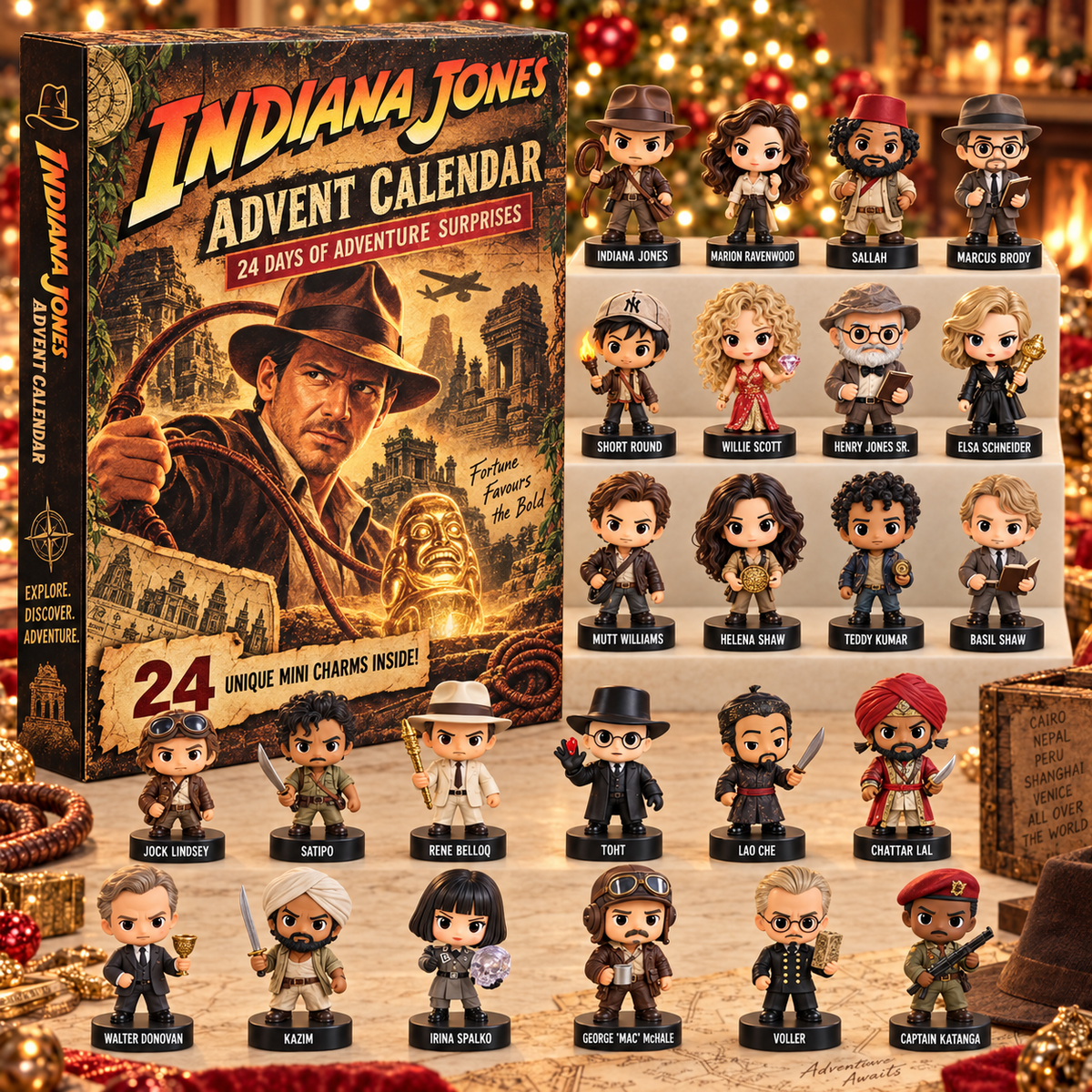 Indiana John 24 Days of Surprises Advent Calendar