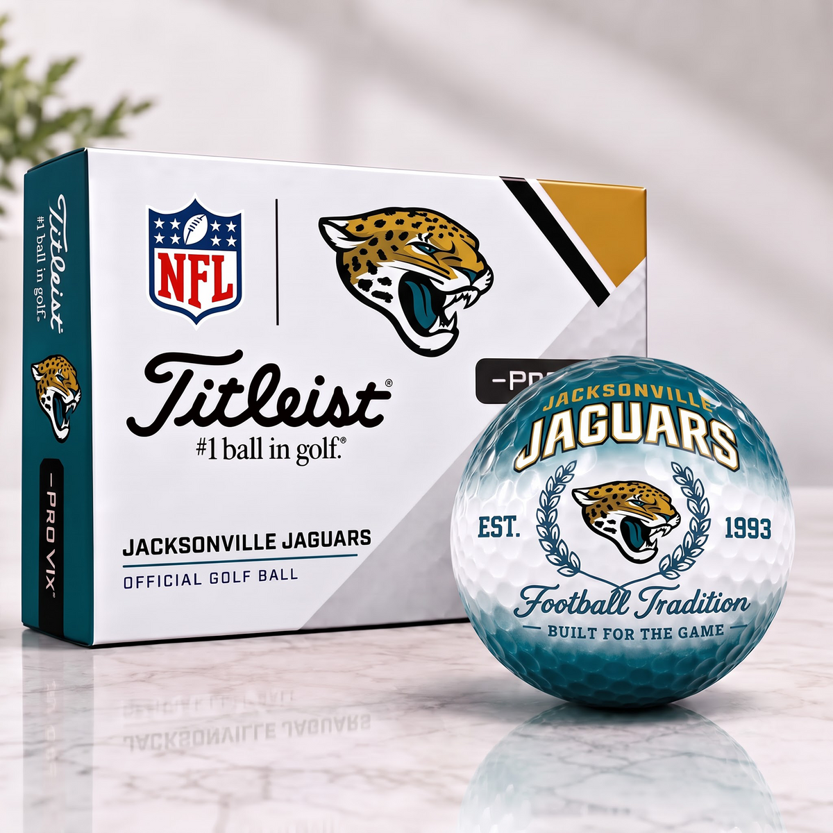 JAC X Custom NFL Football Tradition Golf Ball Set