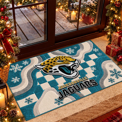 JAC x NFL Christmas Doormat