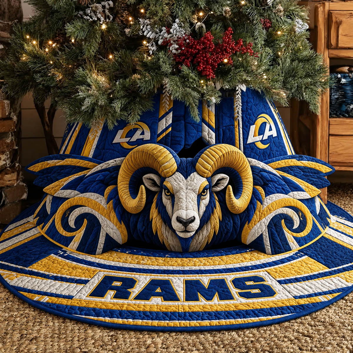 LAR x NFL Premium Tree Skirt