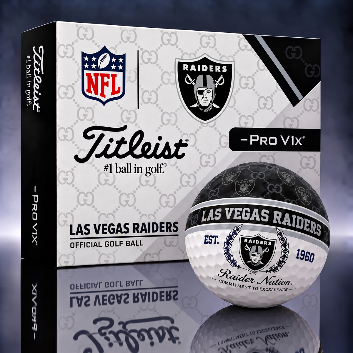 LV X NFL Custom GC x Titleist Pro V1 Golf Balls Set