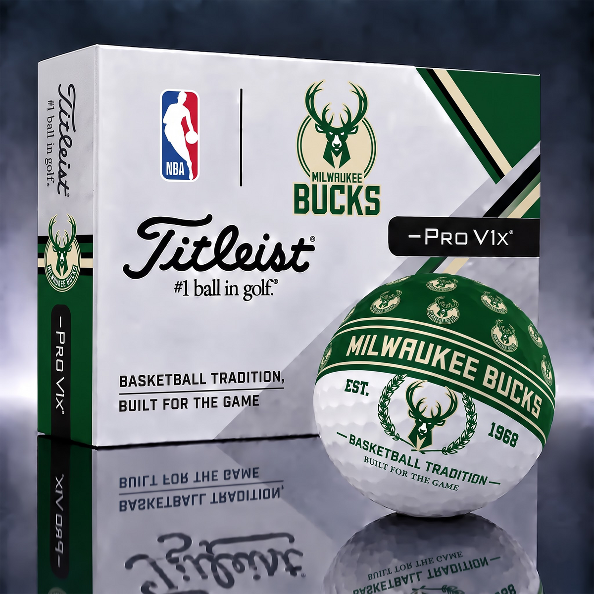 MB x NBA 1-OF-1 IN-HOUSE CRAFTED TITLEIST PRO V1X NBA LIMITED EDITION GOLF BALLS