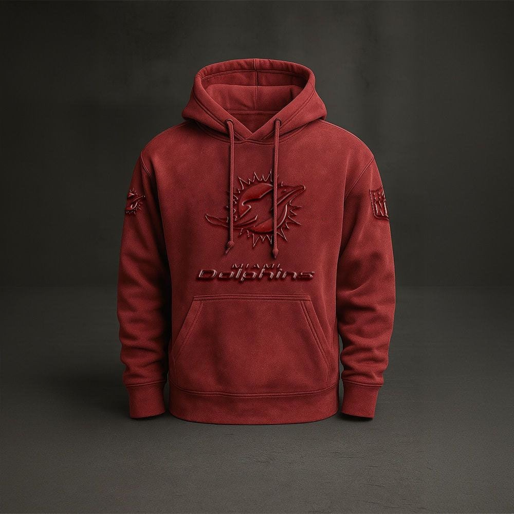 MIA x NFL Embossed Hoodie