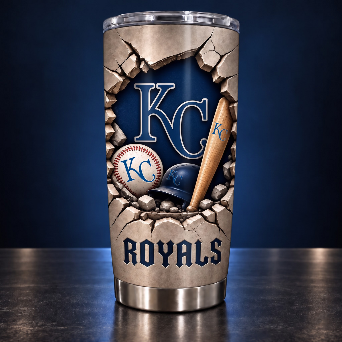 MLB x KC Baseball Tumbler