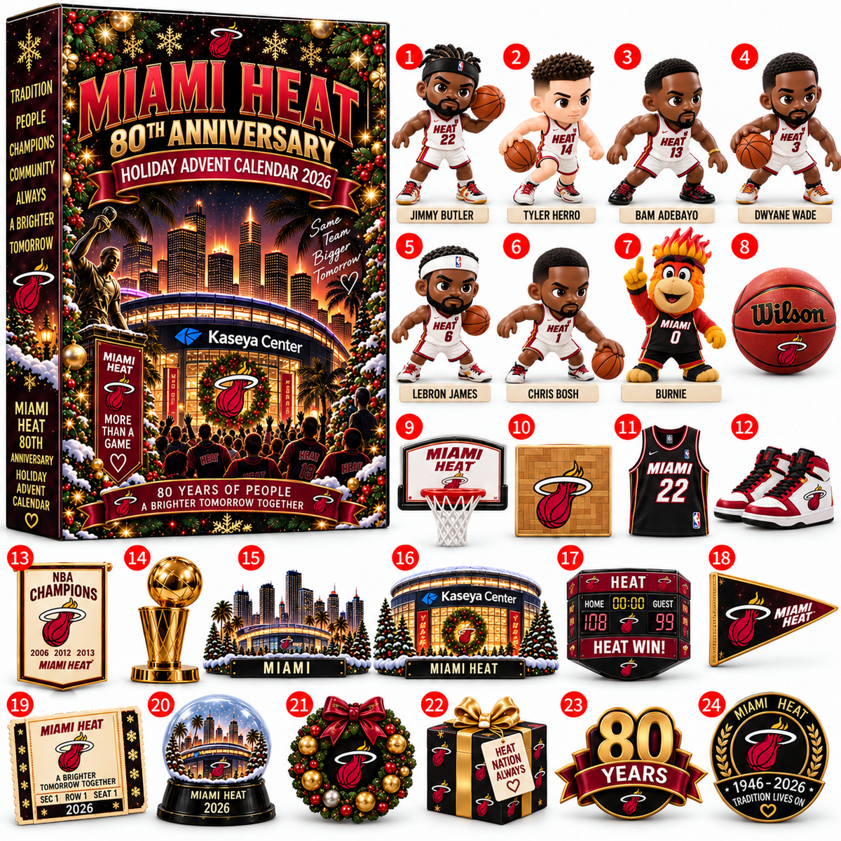 NBA x MIA Christmas 2026 Advent Calendar