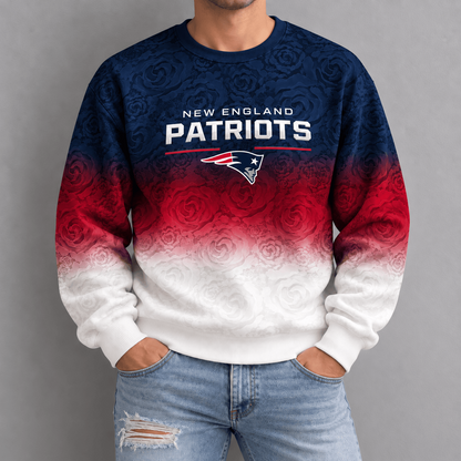 NE x NFL Embossed Rose Ombre Sweatshirt