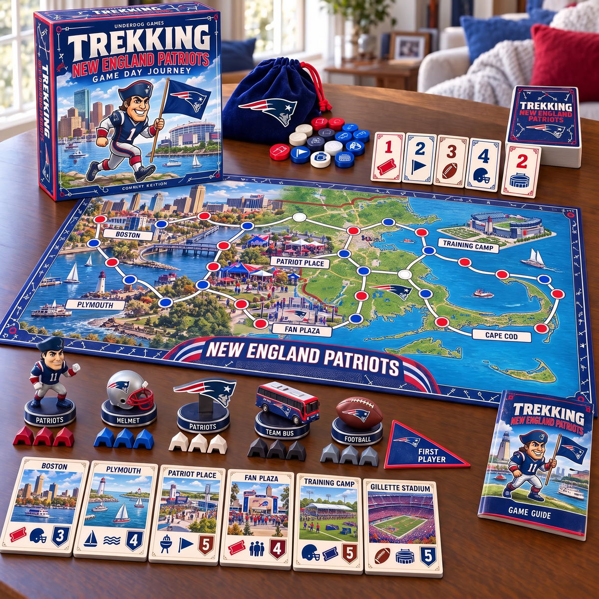 NE x Premium NFL Trekking Adventure Board Game