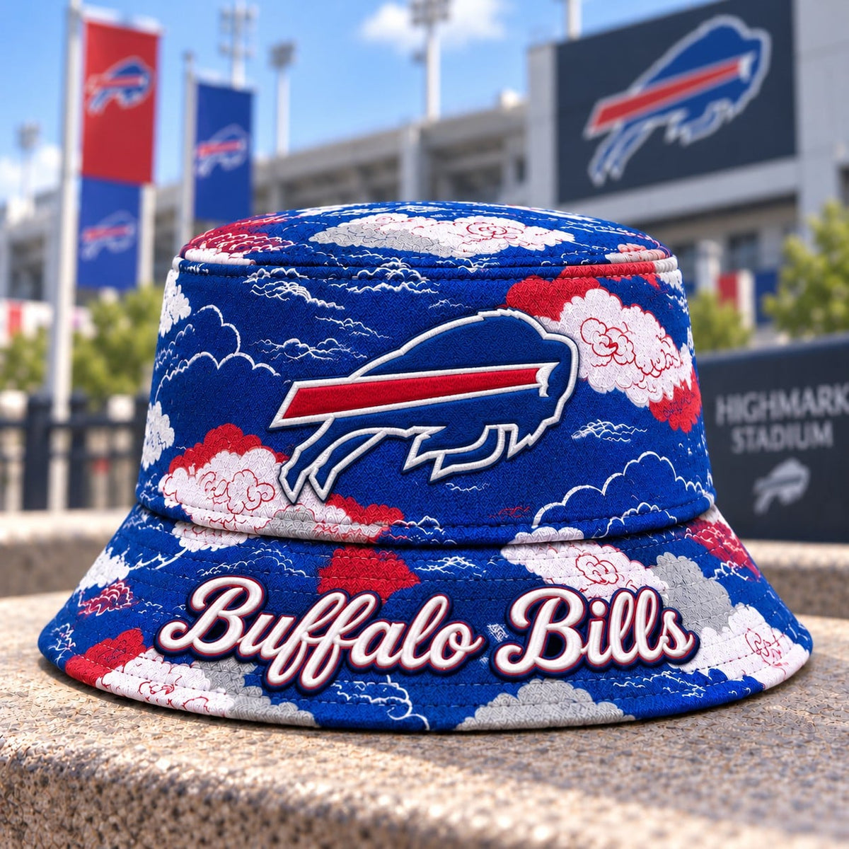 NFL x BUF Cloud Bucket Hat For Fan