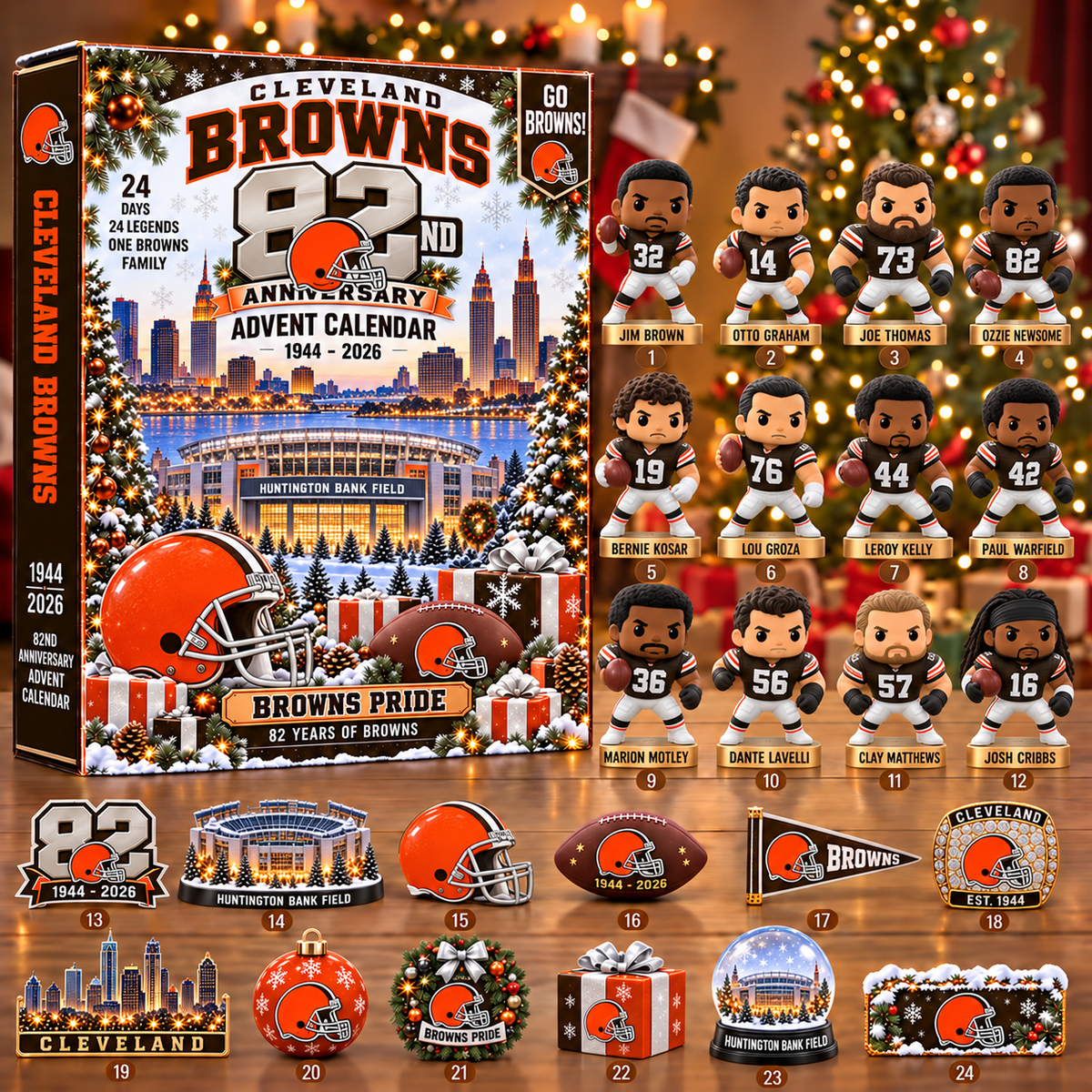 NFL x CLE 24 Days 2026 Anniversary Advent Calendar Blind Box