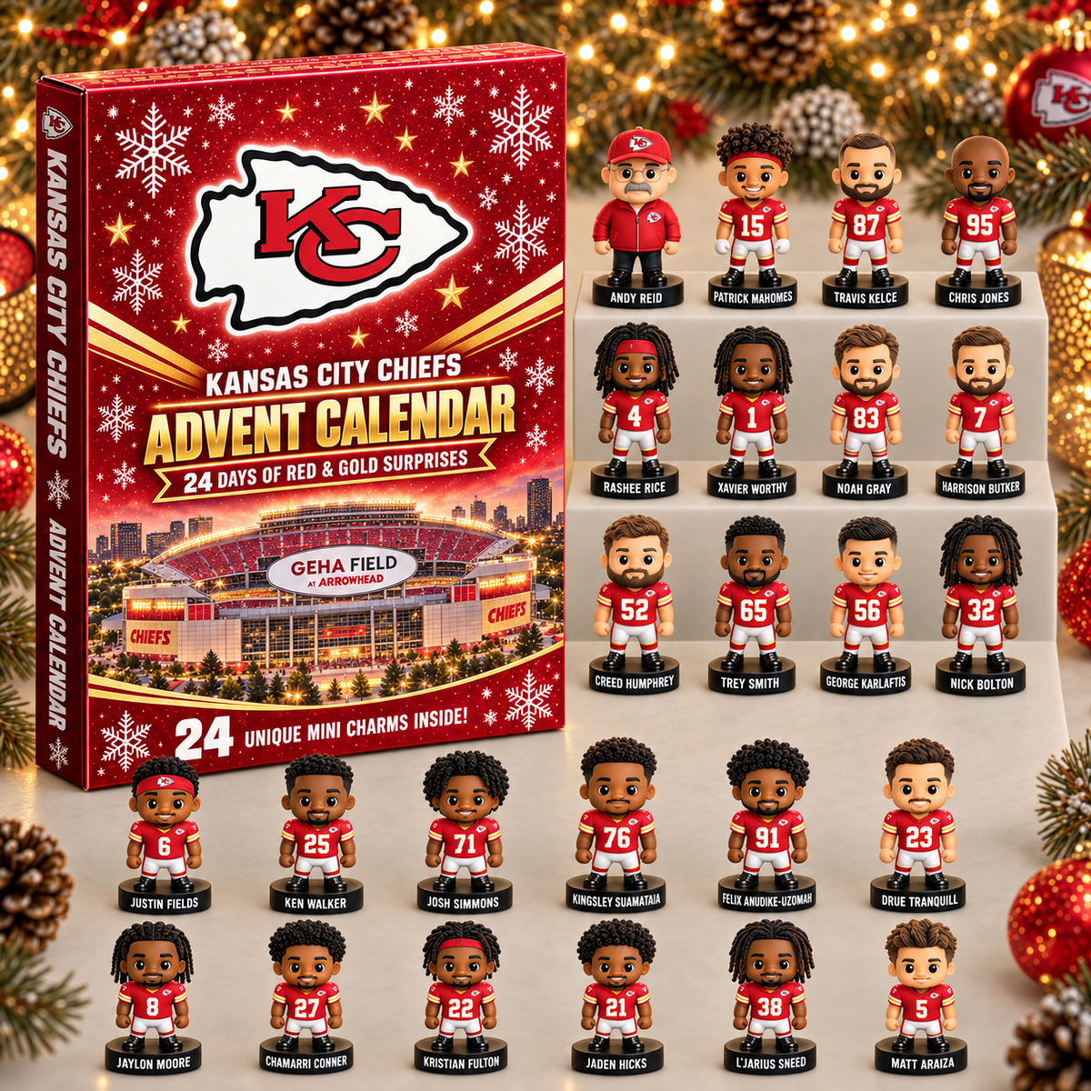 NFL x KC 24 Days of Surprises Advent Calendar