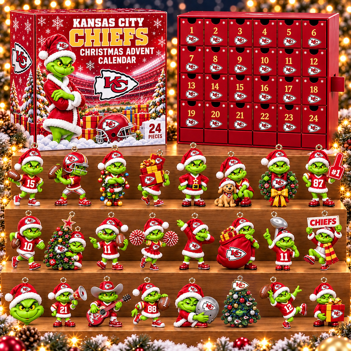 NFL x KC The Grinch Advent Calendar