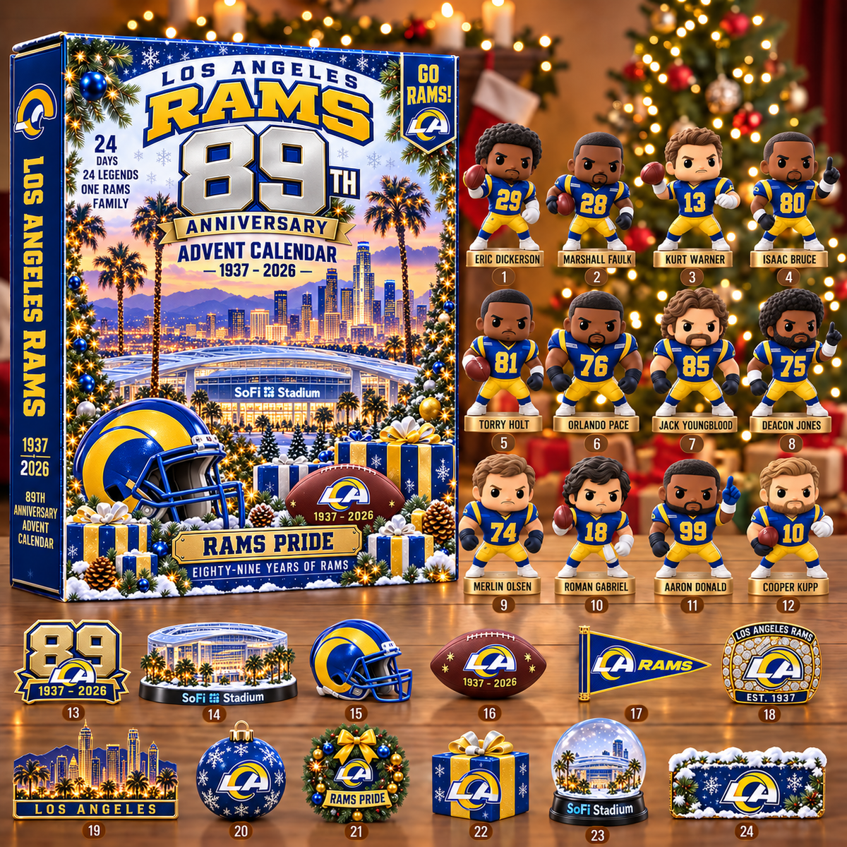 NFL x LAR 24 Days 2026 Anniversary Advent Calendar Blind Box
